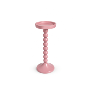 Kaarsenhouder lila bolletjes pastel kandelaar speels