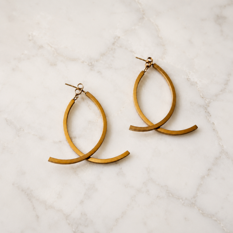 Gouden oorbellen premium stainless steel